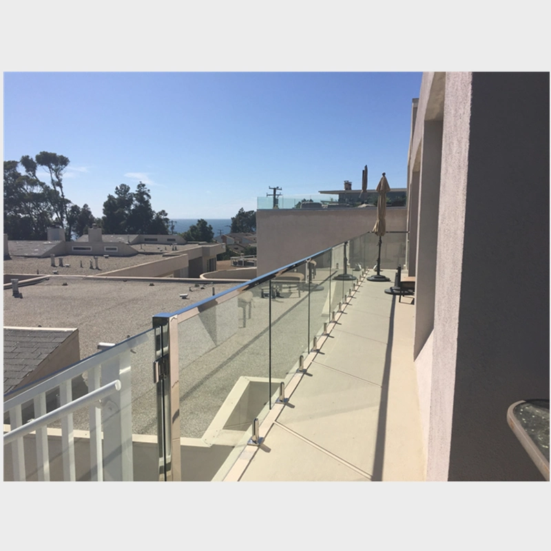 Outdoor Railing Balustrade Balcony Frameless Glass Pool Fence