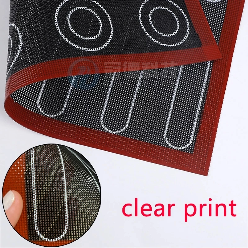 Food Grade Silicone Fiberglass Mesh Baking Mat Non-Stick Silicone Hollow-out Mat