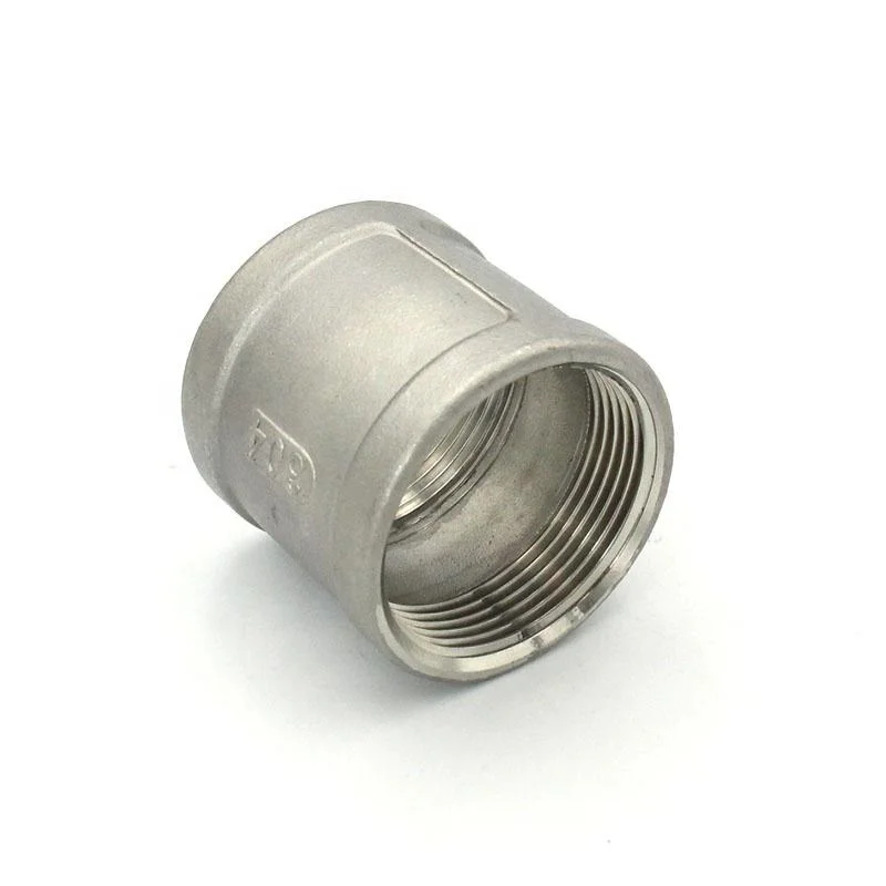 304 316 Stainless Steel Investment Casting Thread Pipe Fitting Socket Banded