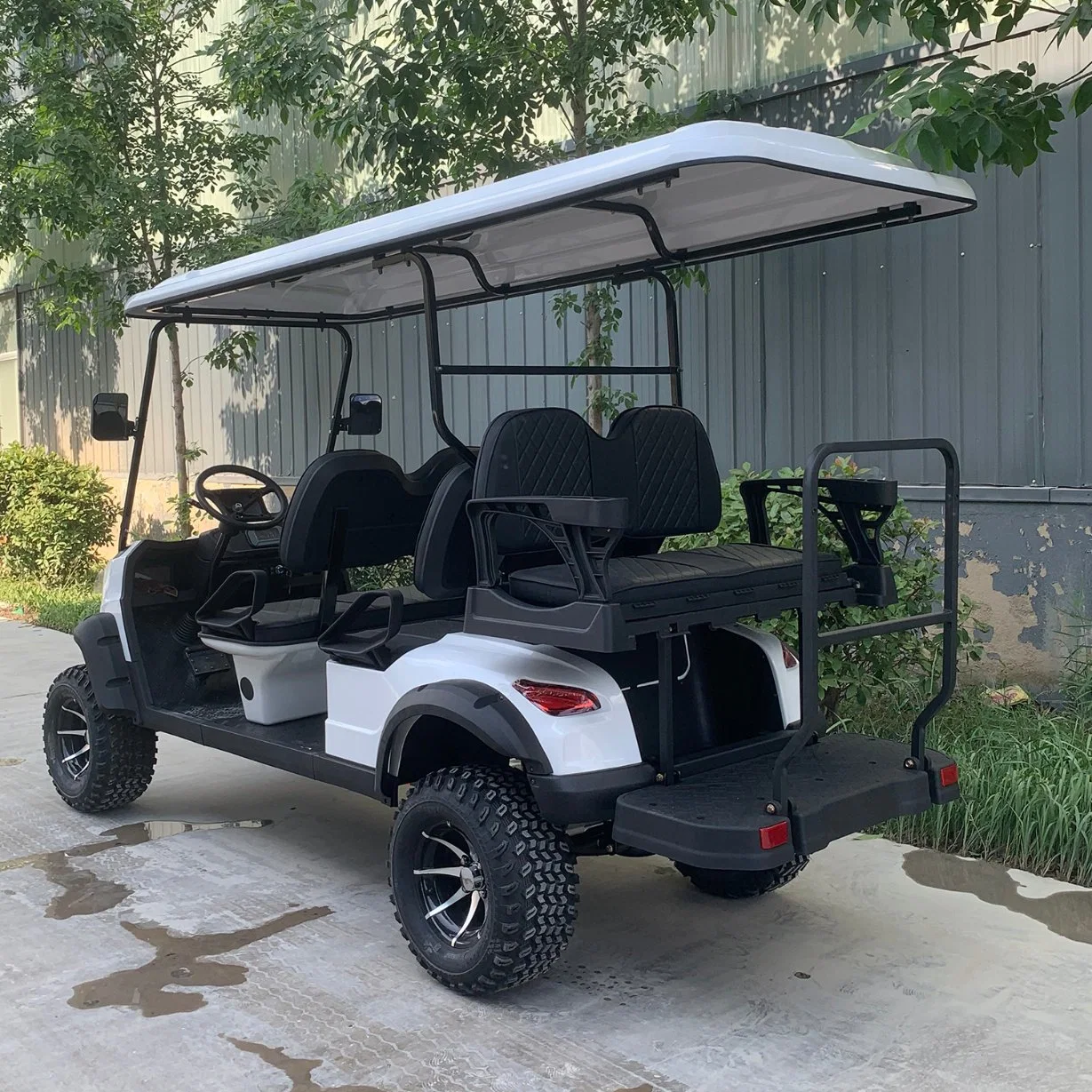 Top Quality New Design Lithium Battery 6 Seater Electric Golf Buggy