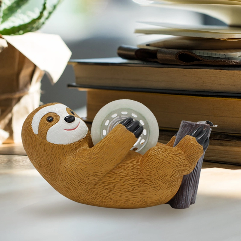 Sloth Tape Dispenser Cute Water Animal Office Gummed Tape Dispenser Desktop Office Ornament Stationery