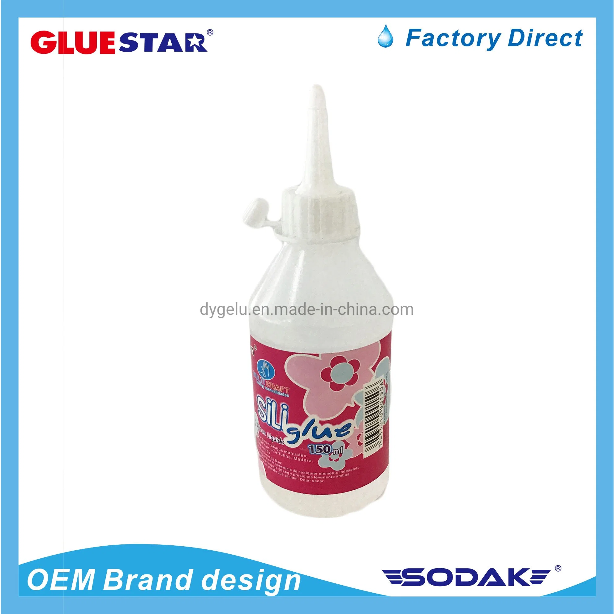 100ml Alcohol Glue Non-Woven Fabric Handmade Transparent Soft Kids DIY Photo Super Glue