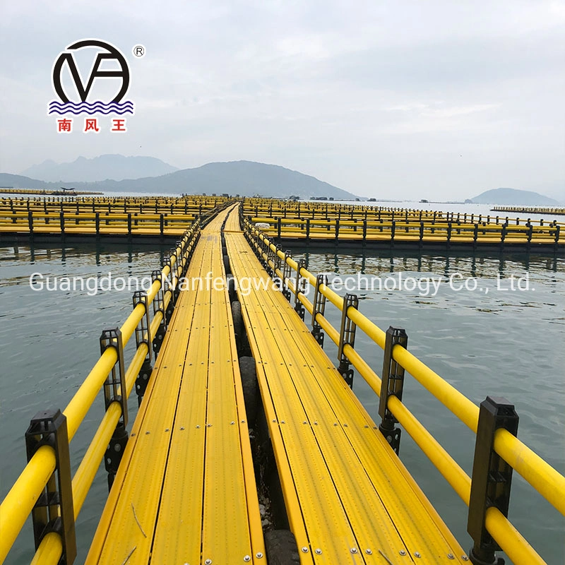 Square HDPE Leisure Net Cage for Marine Fishery Breeding