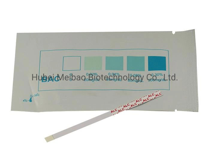 Одноразовый комплект для тестирования на содержание спирта в моче/слюне/грудном молоке медицинское диагностическое оборудование