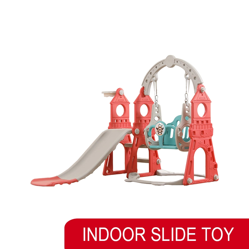 Jogo Infantil Equipamento de Playground Indoor Escorrega de Animais para Crianças.