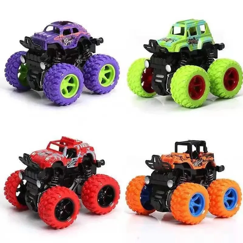 Mini Inertial Off-Road Fahrzeug Pullback Kinder Spielzeug Auto Kunststoff Reibung Stunt Blaze Auto Kinder Spielzeug für Jungen