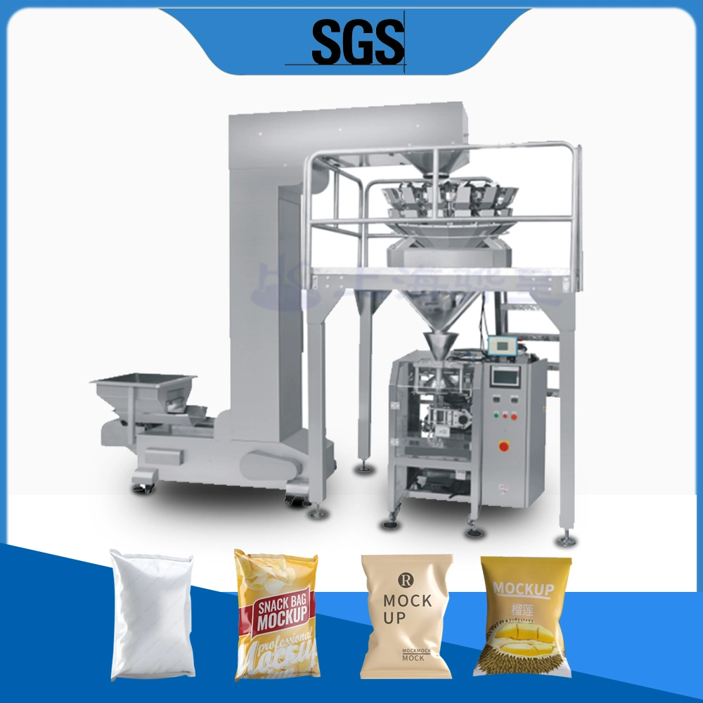 Multi-Function Automatic Snack Food Mixed Nuts Bean Dry Fruits Candy Sugar Sachet Pouch Milk Dry Powder Coffee Bag Sealing Filling Packing Packaging Machine