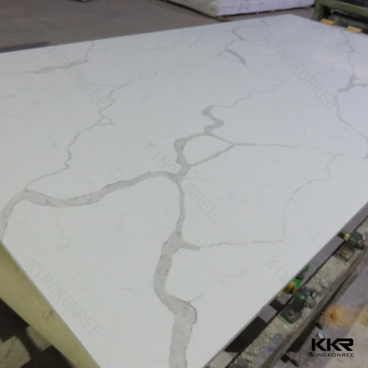 20mm Carrara White Engineered Marble Quartz Stone