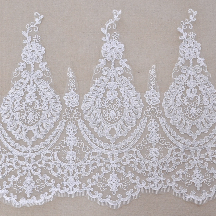 Embroidery Border Lace Trimming Accessories for Wedding Dress