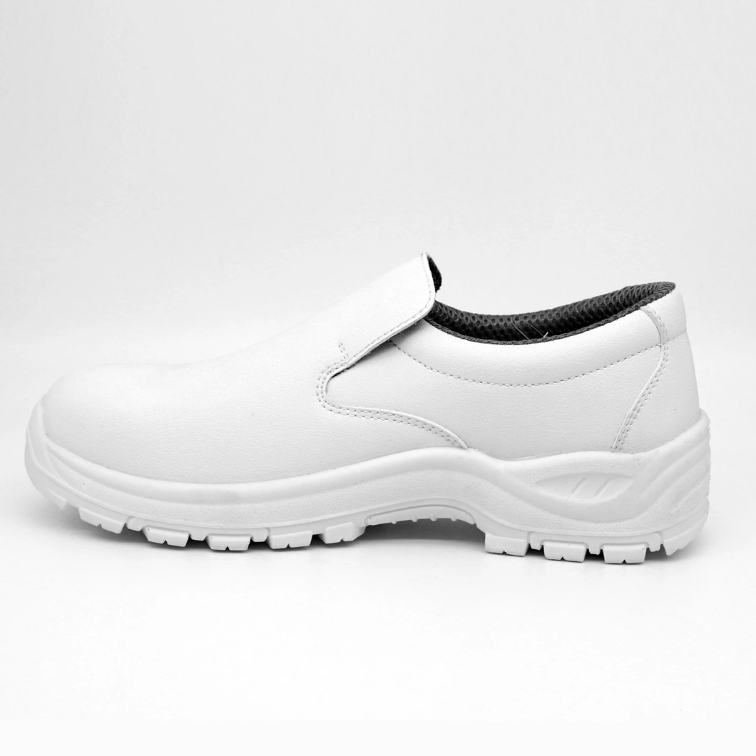 Slip-on Steel Toe White Hygienic Work Safety Shoe