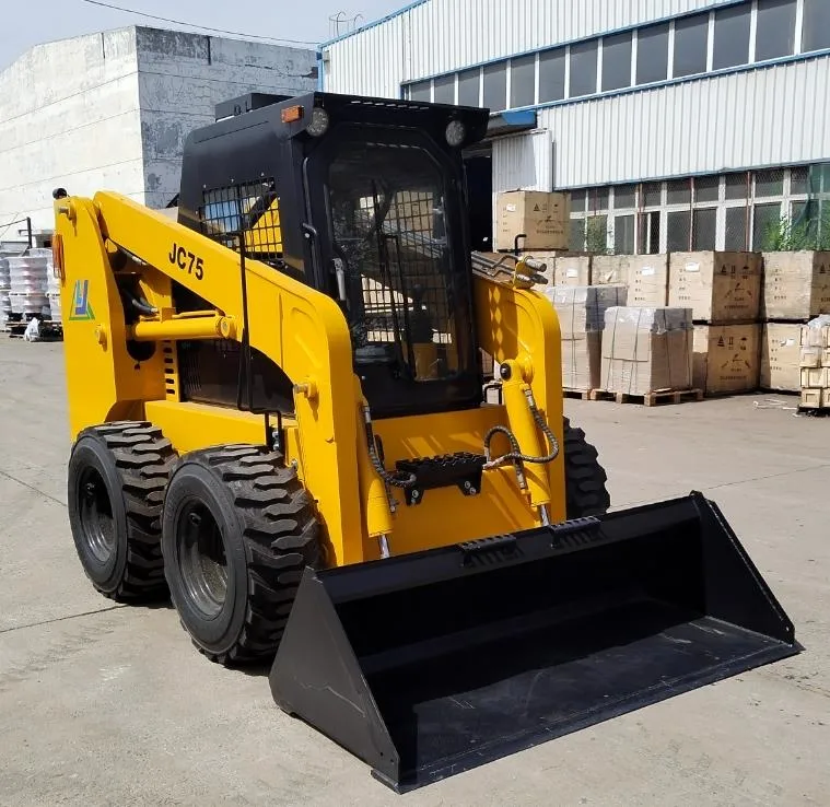 Mini-chargeuse sur pneus bon marché Jc65 avec moteur diesel Yanmar/neige Japon Le souffleur, la lame à neige et le balai d'angle fonctionnent bien en hiver