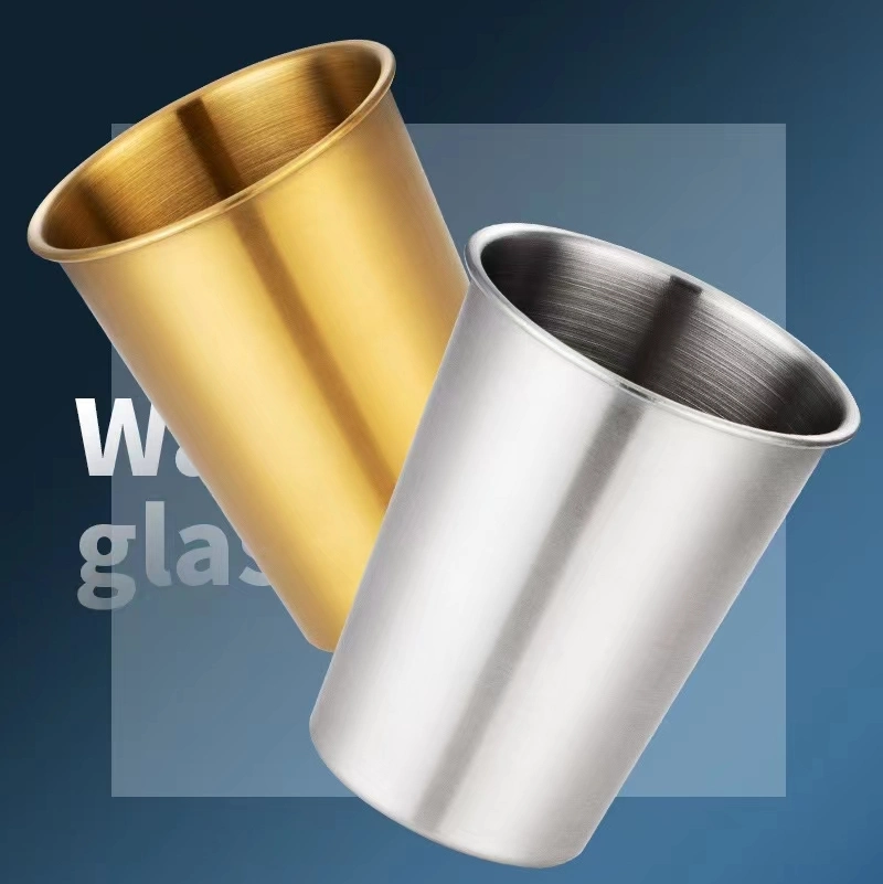 Wholesale/Supplier Golden Stainless Steel Beer Glass