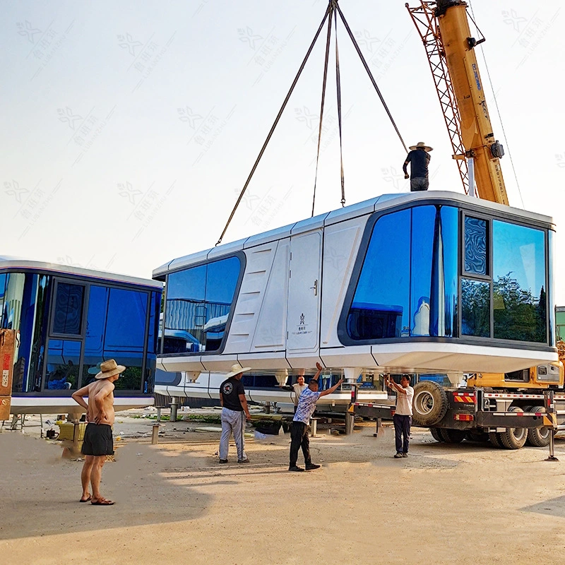 Vorgefertigte Hütte Tiny Space Capsule Container House Homes Hotel für Verkauf