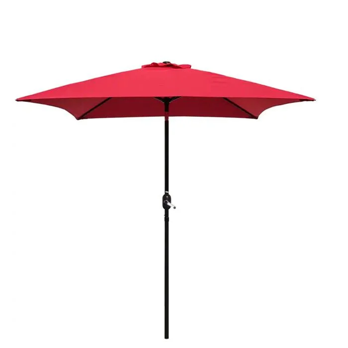 Durable Steel Pole 6 Ribs Mk002 &phi; 2X3m Patio Umbrella with Crank