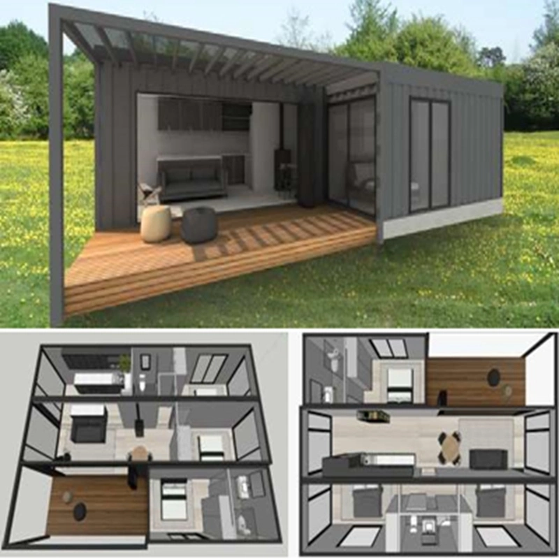 Modular Portable Prefabricated Flat Pack Container Home Assembly House for Emergency Room