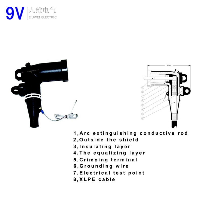 24kv 250A European Electric Cable Elbow Connector