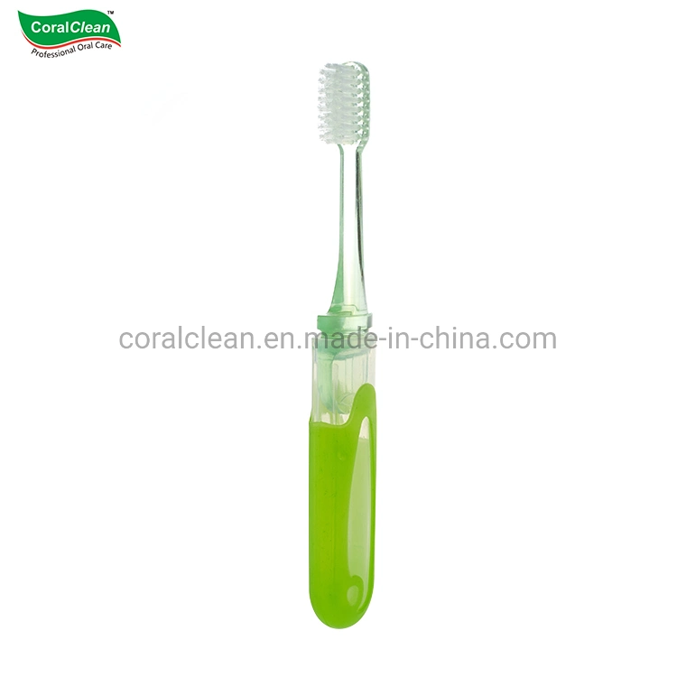 Wholesale/Supplier Customized Logo Adult Tooth Brush Foldable Pocket Travel Toothbrush