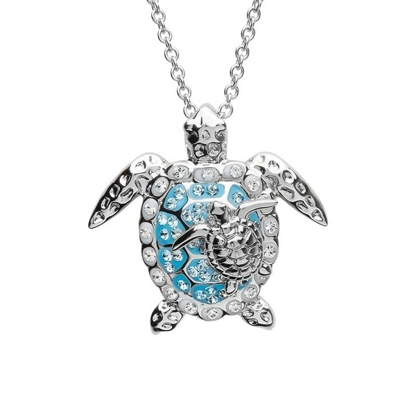 OEM New Hot Sell Amazon Ocean Tortoise Diamonds Necklace