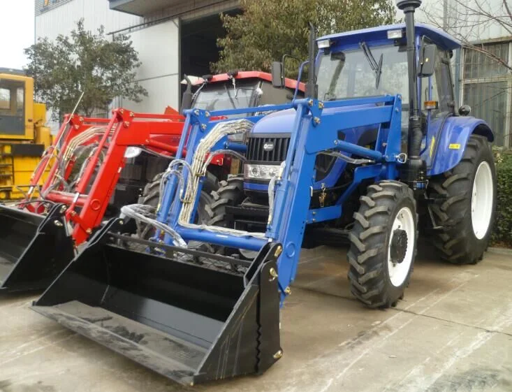 Tractor chino 70HP de 90 HP de 80 HP de 100 CV Tractores Agrícolas excavadora compacta el tractor con pala cargadora