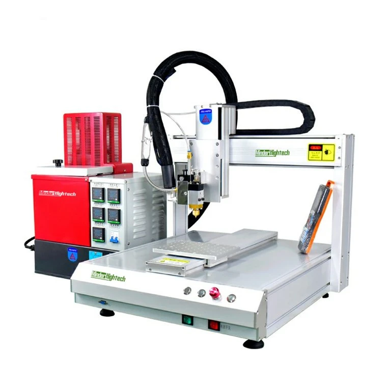 Automatic Hot Melt Adhesive Glue Filling Dispensing Machine on PCB