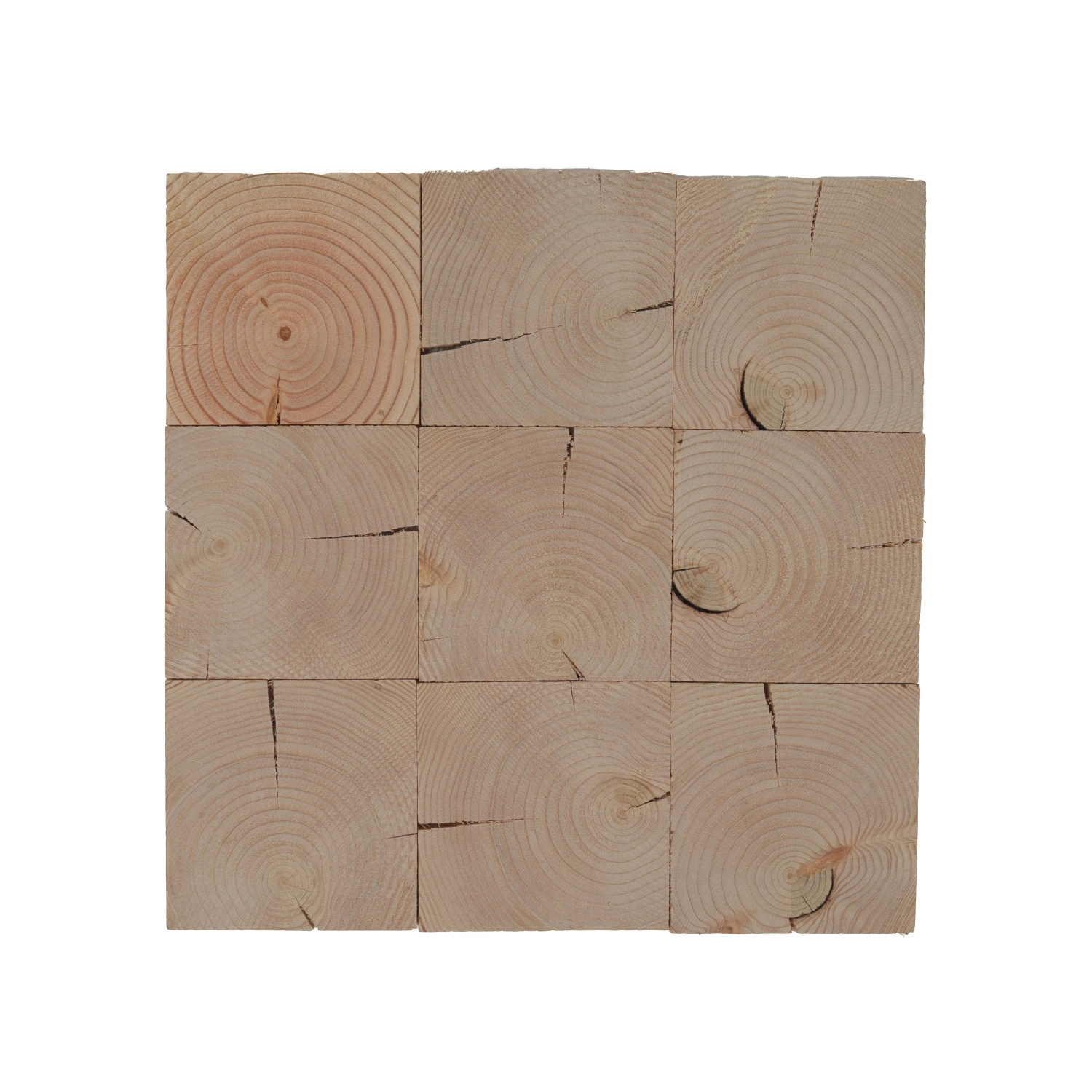 Wood Mosaic Wall Panels, Wooden Mosaic for Shop, White Oak Wood Wall Panel