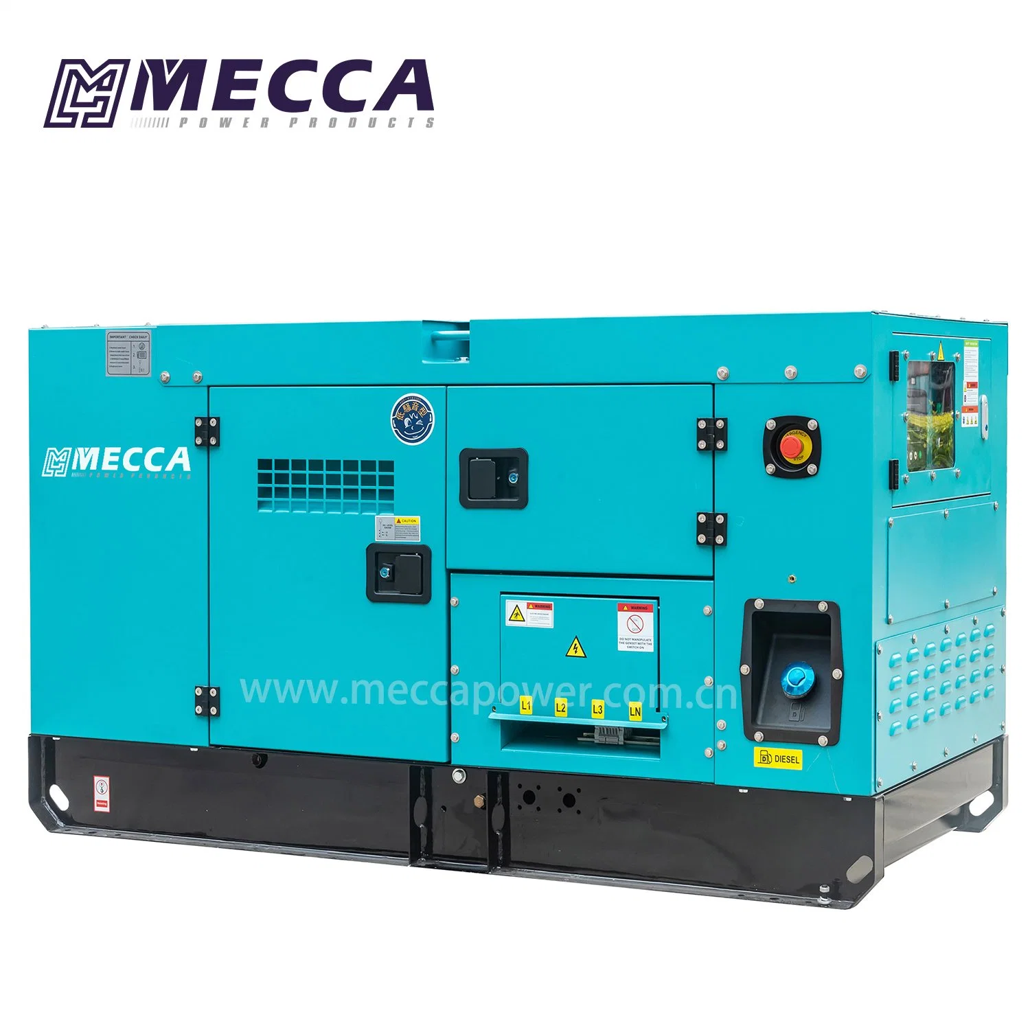 70kVA 75kVA Low Noise Level China Brand Yto Engine Diesel Generator