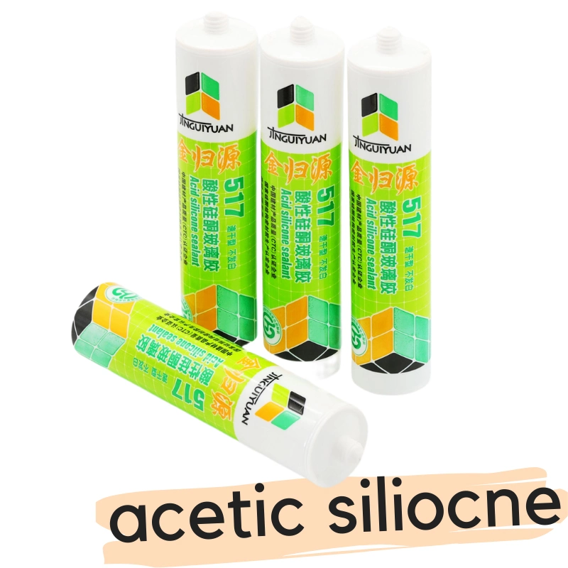 Price Acetic Multifunctional Gp One Component Silicon Adhesive Waterproof RTV Glass Glue for Window