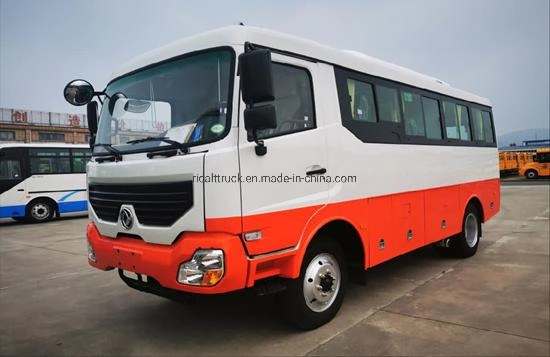 Dongfeng off-road Ómnibus de Pasajeros de Tracción total, rápida velocidad de 6 Transmissiondiesel 10-23 especial de asiento en mini bus