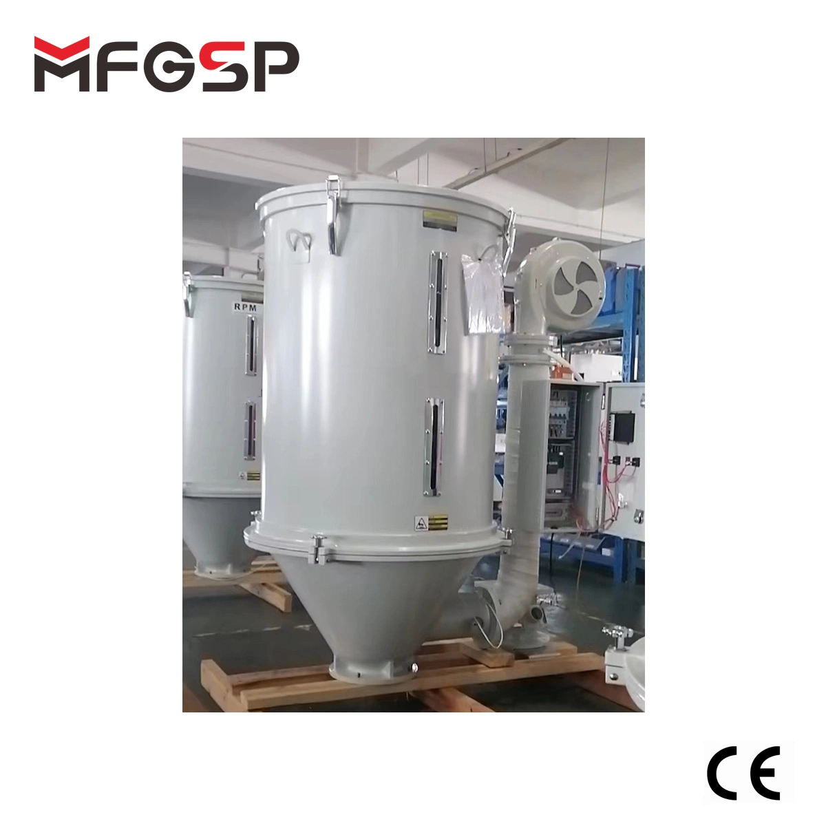 High quality 50kg raw material hopper plastic resin granule pellet dryer