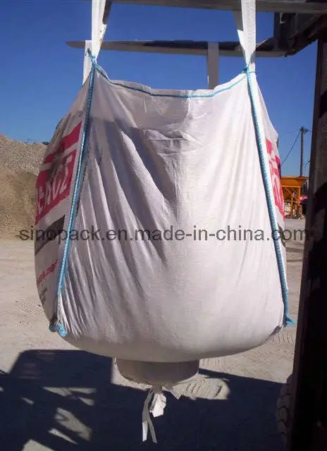 Grand sac tissé en PP avec panneau en U pour 1000 kg