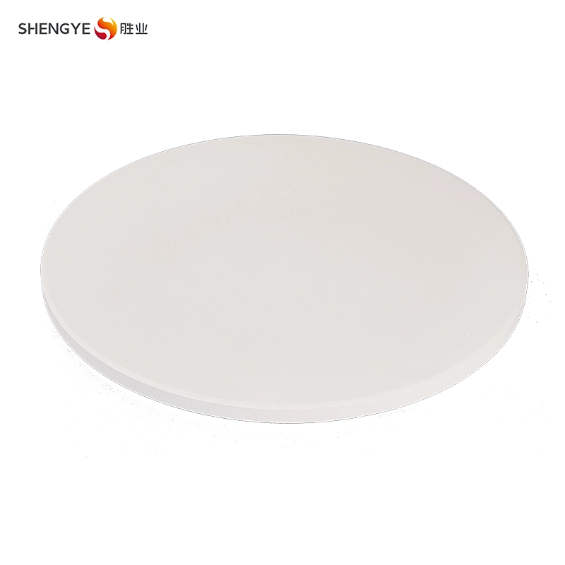 33cm Round Beige cordierite Pizza Board Refractory Ceramic Insulation Board Cerámica Pizza Stone con Pizza Cutter