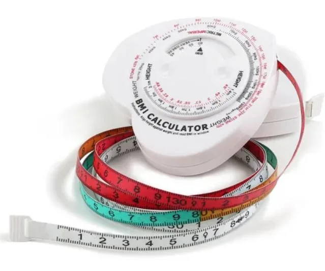 White Love Style BMI Measure Tape Measuring Instruments for Health
