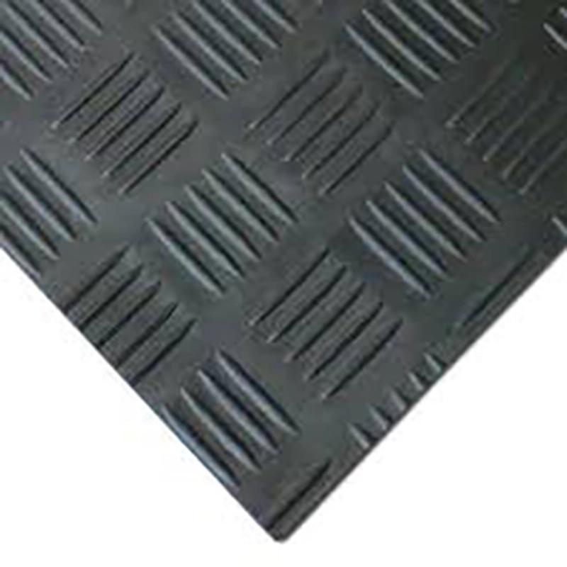 Anti-Slip Rubber Flooring Mat 2.5mm~10mm Custom Color and Size