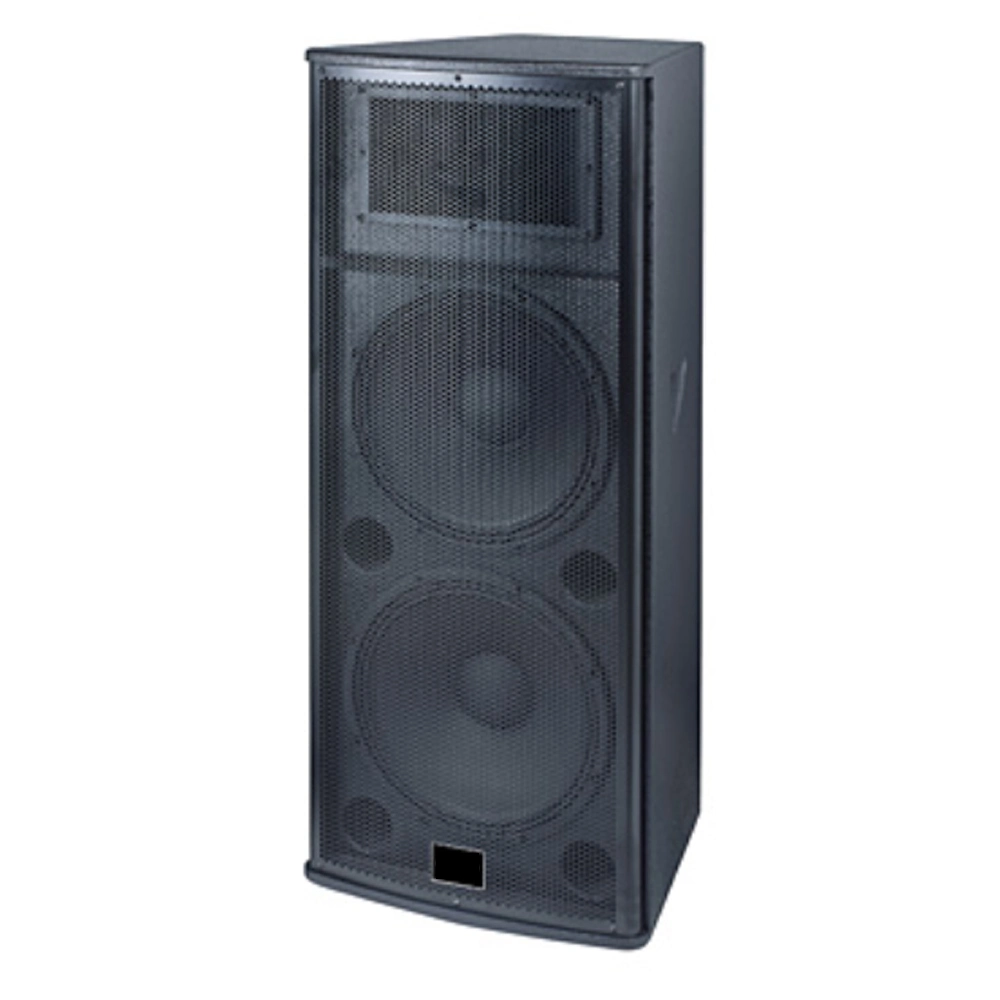 Wooden Dual 15 Inch Professional DJ Light Speaker