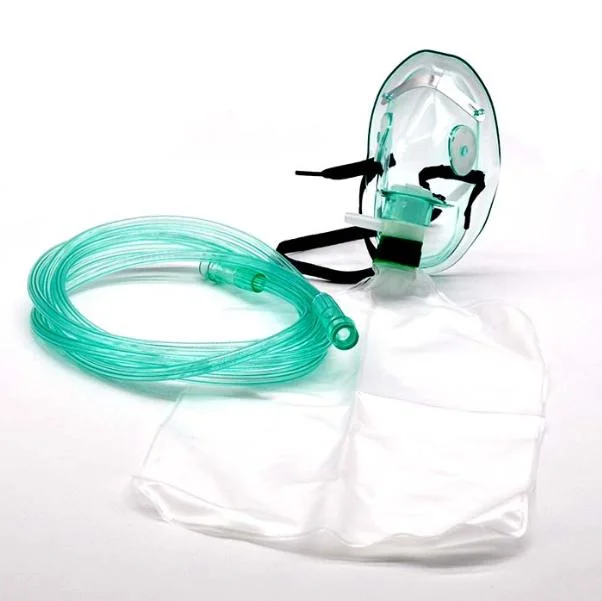 High quality/High cost performance Medical Disposable PVC Oxygen Mask with Reservoir Bag