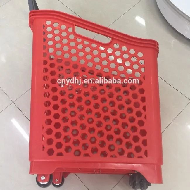 68liters Caster Plastic Laundry Basket (ZC-18)