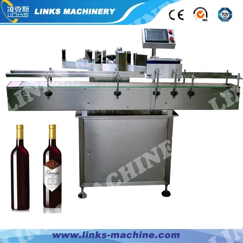 Single Side Automtic Bottle Sticker Labeling Machine