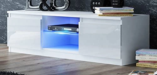 Modern Simple Customization Wholesale/Supplier Living Room Console Furniture Modern White TV Cabinet LED TV Stand for Home Hotel Apartment