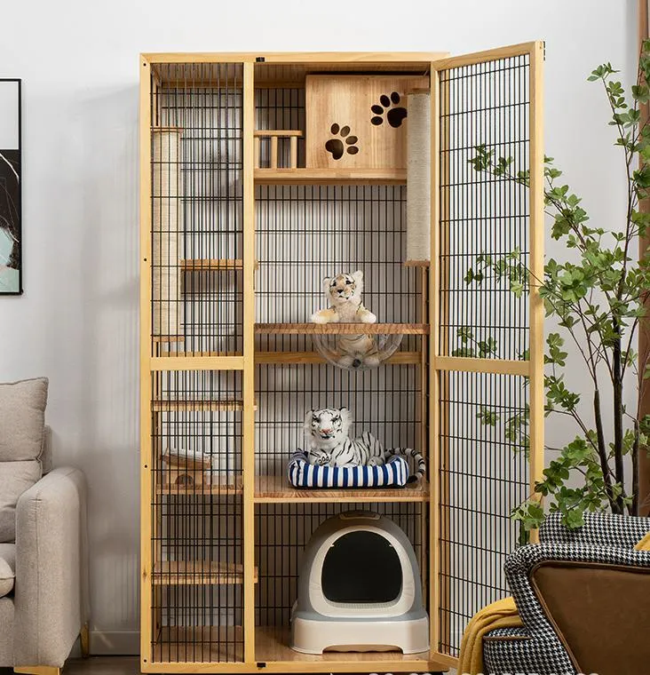 Cat&prime; S Wooden Cage-0001