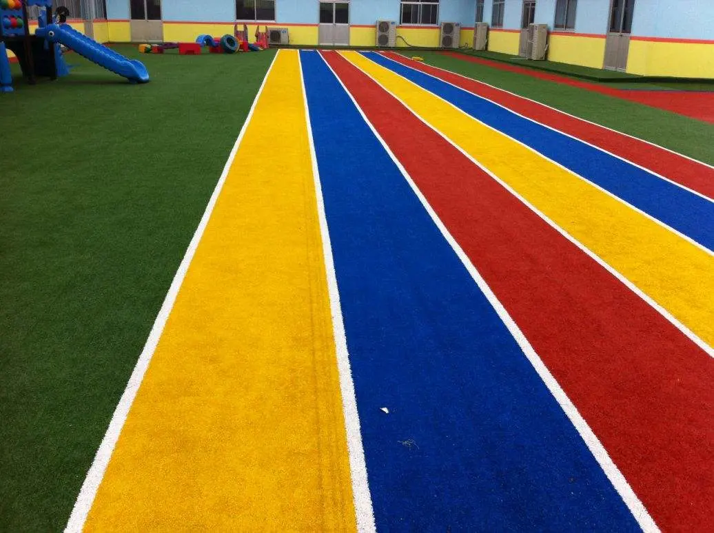 School Runway Grass Dedicated Artificial Grass Synthetic Grass Fake Grass for Playground or Gym Equipment