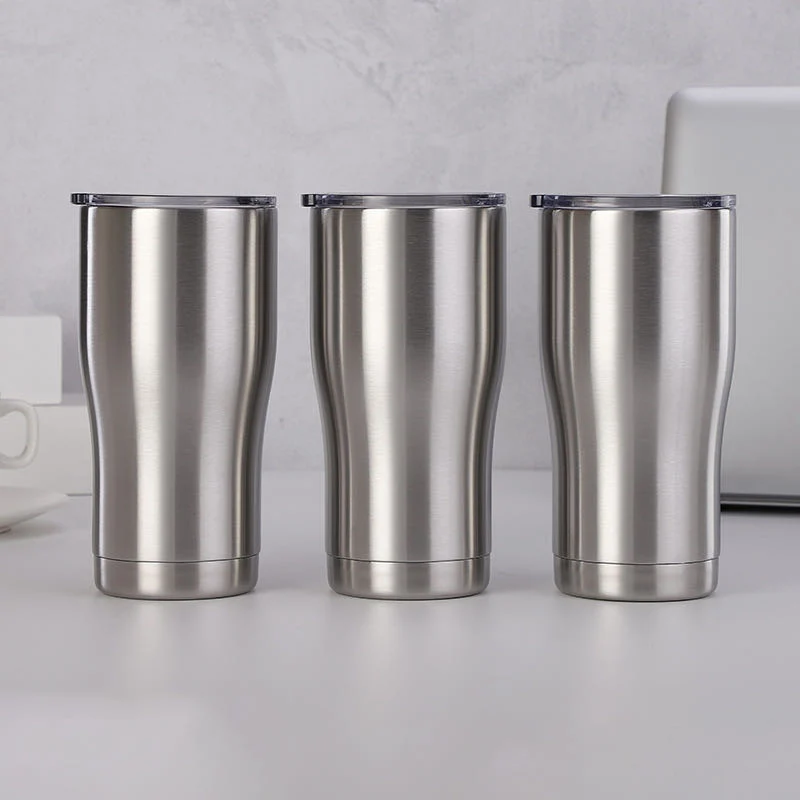 High quality/High cost performance  20oz Double Wall Promotional 304 Stainless Steel Travel Mug Cup with Lid