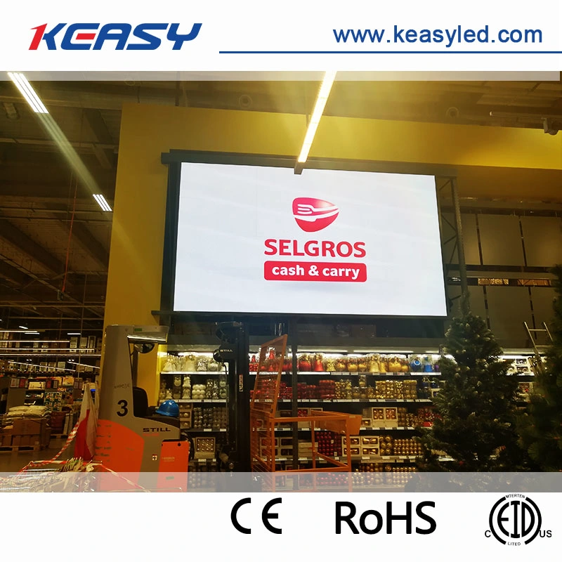 Full Color 1000*250mm Front Service P3.91 Indoor LED Display for Supermarket Advertising