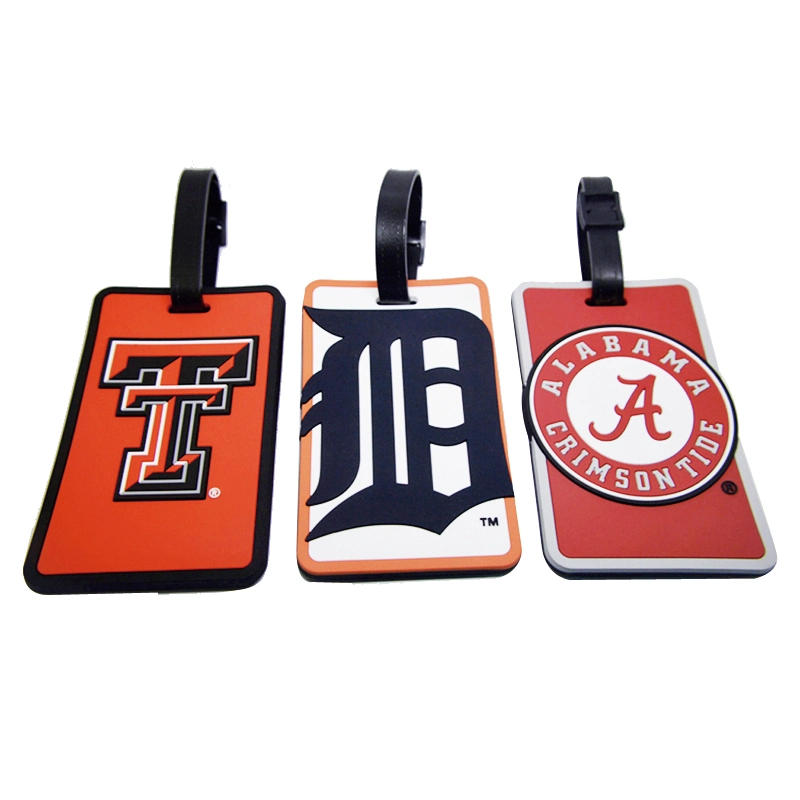 Promotion Costom Logo Standard Size PVC Owl One Piece Overnight Delivery Metal Luggage Baggage Tag