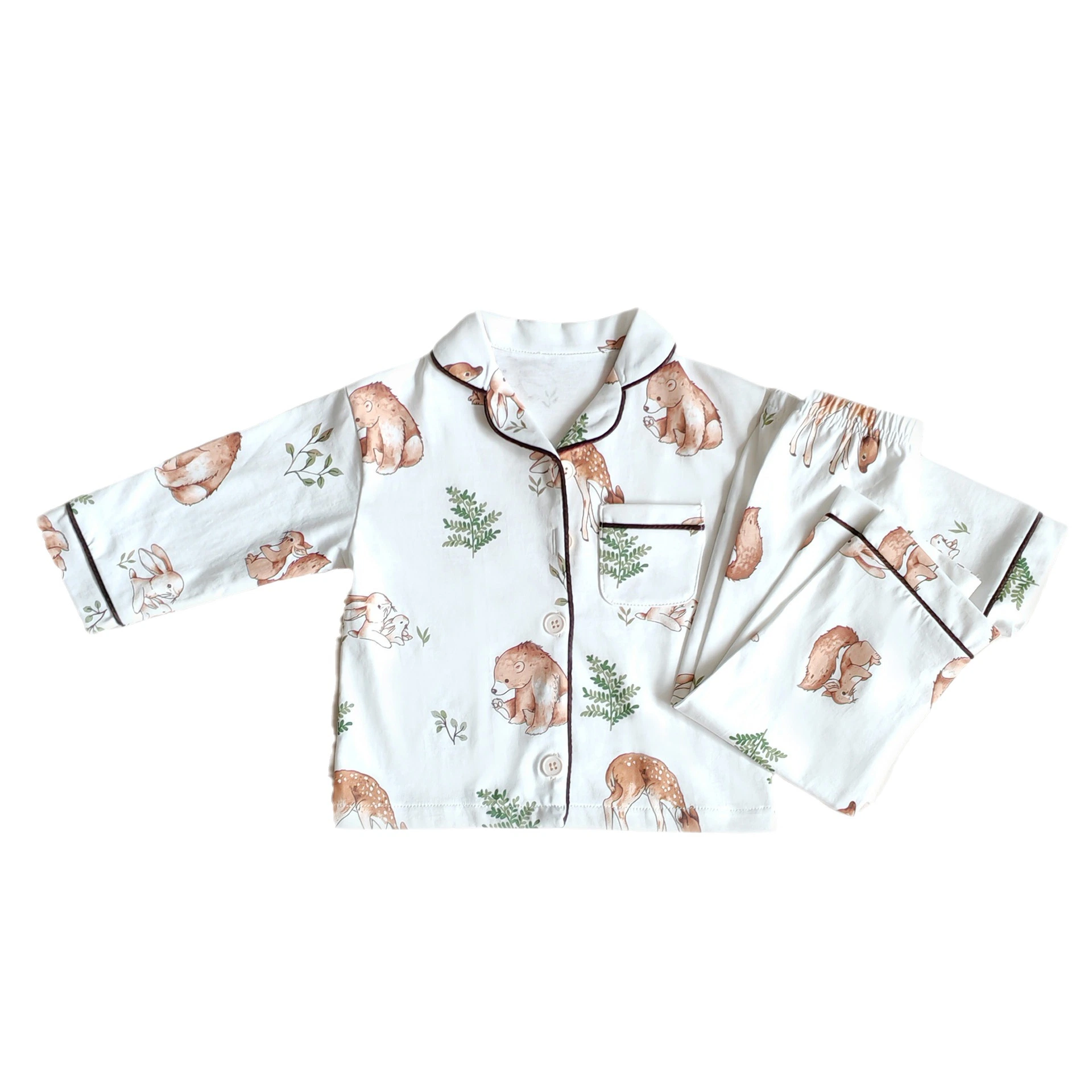 Children's Home Wear Pajamas Printed Set Baby Clothes Pajamas