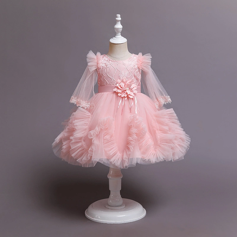 Baby Wear Wedding Dress Puffy Nets Girls Party Garment Baby Ball Gown