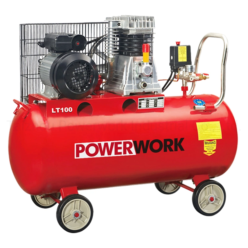 New Belt Driven Reciprocating Compressor Single Phase Electric Piston Air Compressor 50L