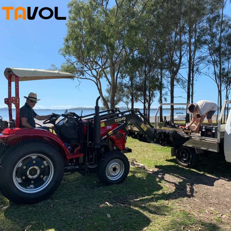 Les chinois les petits tracteurs agricoles 25HP 30HP 45HP 50HP 4X4 Prix de l'Agriculture