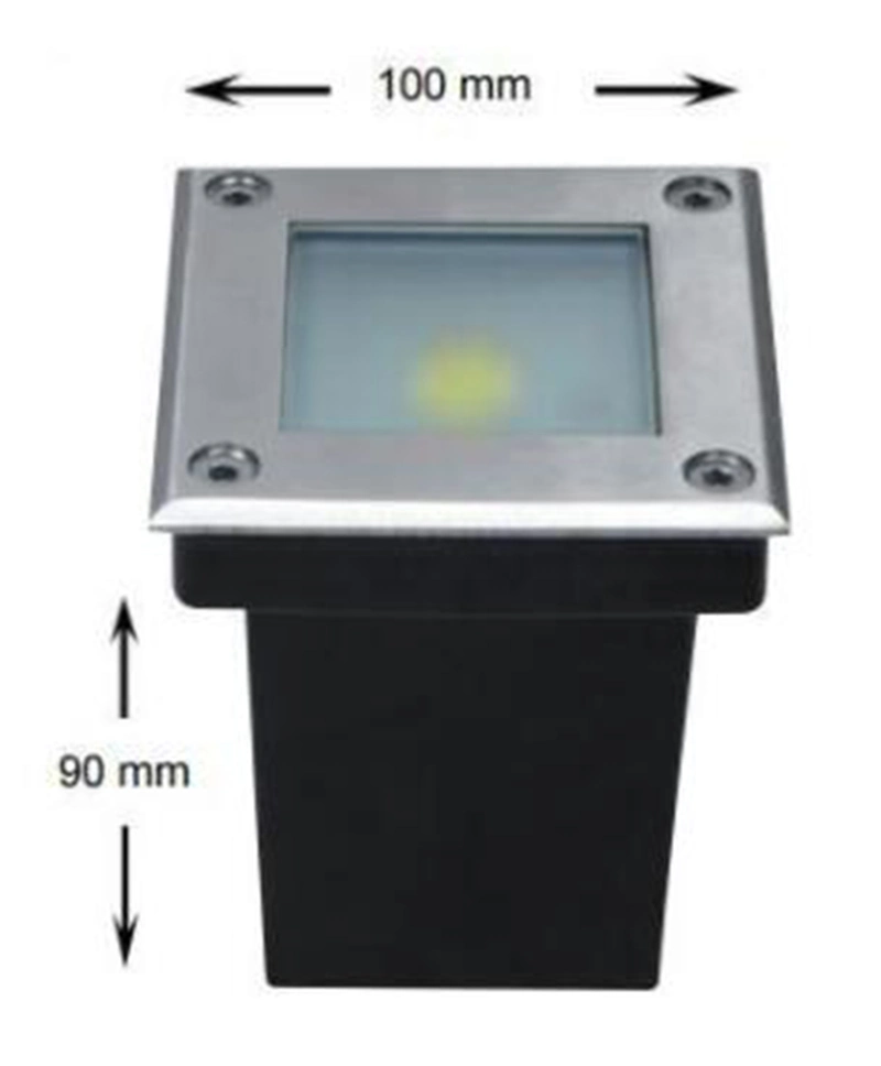 Plastic Housing 220V 5W LED Light Square LED COB RGB with Remote Control<Sb8313>