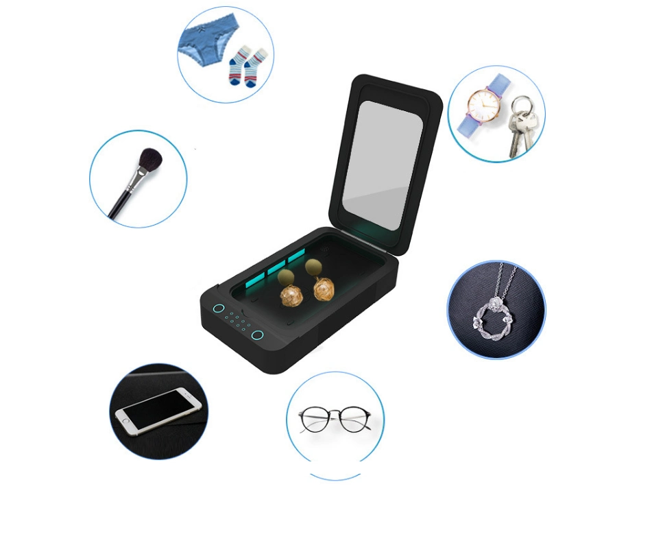 Portable UV Sanitizer Box for Makeup Brushes & Glasses & Mask & Mobile Phone & Nipple&Watch