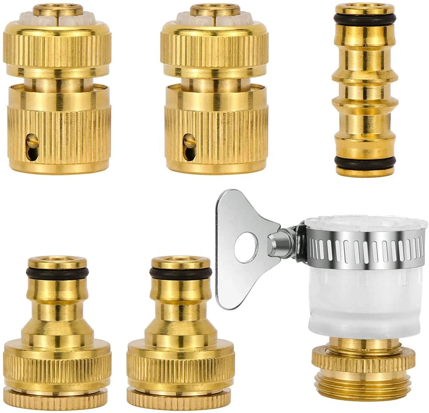 Brass Stainless Steel Pneumatic Air Brake Pipe Hydraulic Quick Coupling Fitting